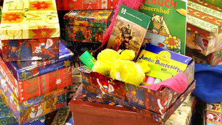 Potsdamer können sich mit Sachspenden an der internationalen Aktion „Weihnachten im Schuhkarton“ beteiligen.