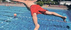 Bald aus Edelstahl. Die Becken im Freibad Kiebitzberge sollen im Winter 2017/18 mit Edelstahl ausgekleidet werden. Zudem soll das Wasser nachhaltig erwärmt werden.