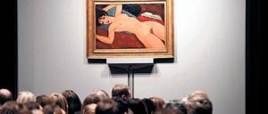Das bislang zweitteuerste Werk der Kunstgeschichte: Dieser Modigliani-Akt wurde im vergangenen Jahr bei Christie’s für über 170 Millionen Dollar versteigert.