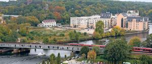 Filetgrundstück. Auf der Brache sollen acht Gebäude entstehen – mit mehr Grün als im schon errichteten Teil der Speicherstadt direkt daneben.