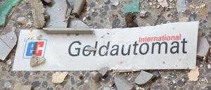 2015 wurden neun Geldautomaten in Brandenburg gesprengt. In diesem Jahr sind es bereits 24 Fälle.
