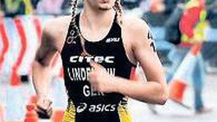 Auf dem Weg zu ihrem bislang größten Erfolg. Laura Lindemann gewann bei der Junioren-Weltmeisterschaft 2013 in London Bronze.