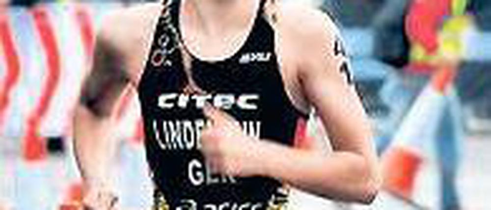 Auf dem Weg zu ihrem bislang größten Erfolg. Laura Lindemann gewann bei der Junioren-Weltmeisterschaft 2013 in London Bronze.