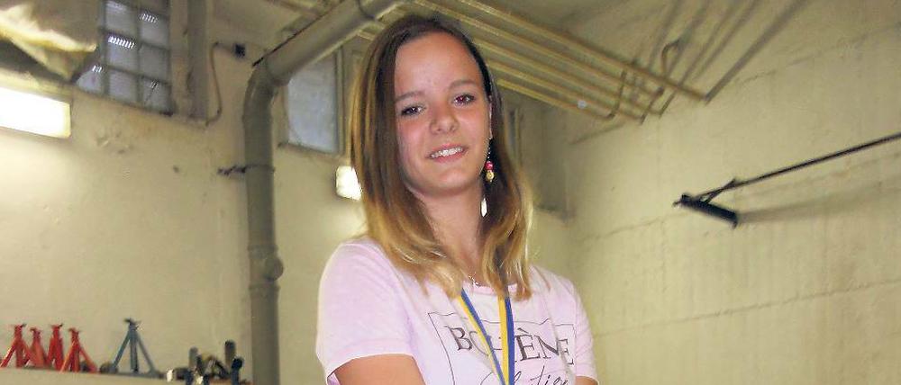 Deutsche Vizemeisterin. Amely Fuchs gewann Silber in der Schülerwertung.