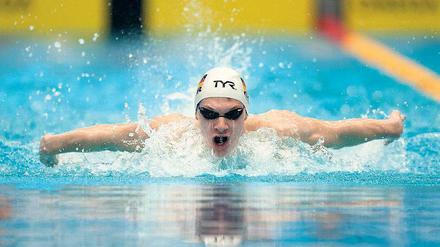 Jung und schnell. Johannes Hintze vom Potsdamer SV schwimmt auf der Erfolgswelle – und vielleicht sogar zur WM.