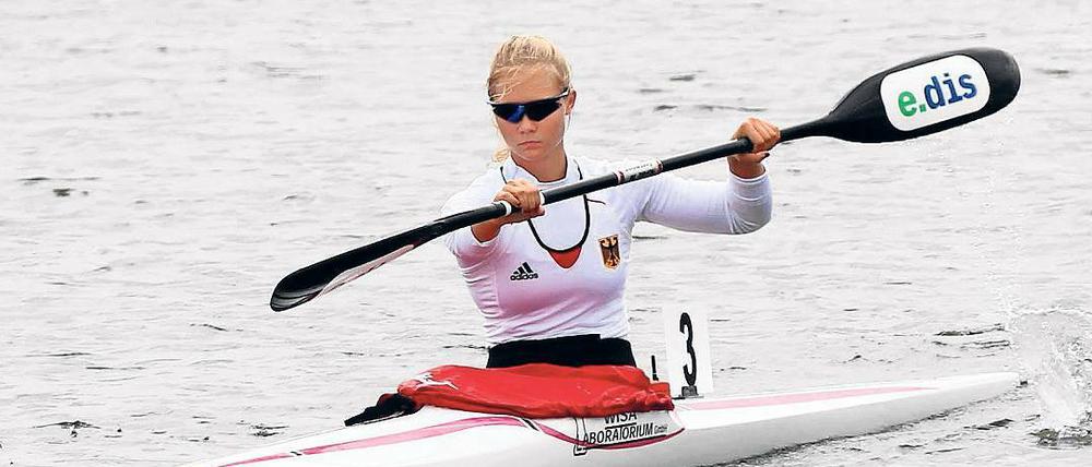 Eine, die durchzieht. Clara Thieme zählt zu den besten deutschen Kanutalenten. In Potsdam lernt sie täglich von den ganz Großen ihres Sports.