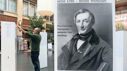 Mensch im Mittelpunkt. Peter Rogge gestaltete die Ausstellung zu Lenné.