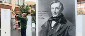 Mensch im Mittelpunkt. Peter Rogge gestaltete die Ausstellung zu Lenné.