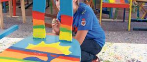 Mit Sonne und Goldnamen. Michendorfer Grundschüler hatten ihren Spaß.