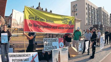 An der Kundgebung von Die Andere nahmen knapp 50 Personen teil.