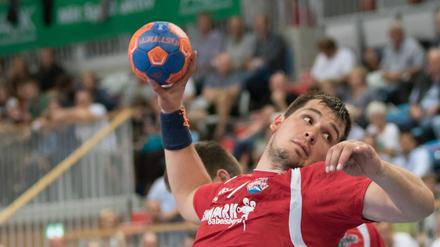 In Schwung. Christian Schwarz war mit sieben Treffern bester VfL-Torschütze im Test gegen die Füchse Berlin.