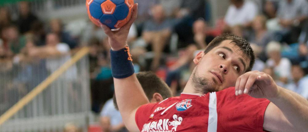 In Schwung. Christian Schwarz war mit sieben Treffern bester VfL-Torschütze im Test gegen die Füchse Berlin.