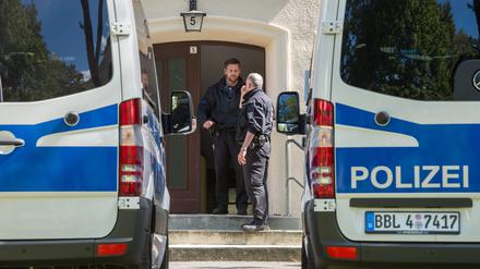 SEK-Einsatz in Eisenhüttenstadt am 18. August.