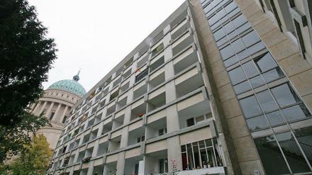 Im Staudenhof gibt es 180 Wohnungen, etwa 50 Asylbewerber wohnen hier.