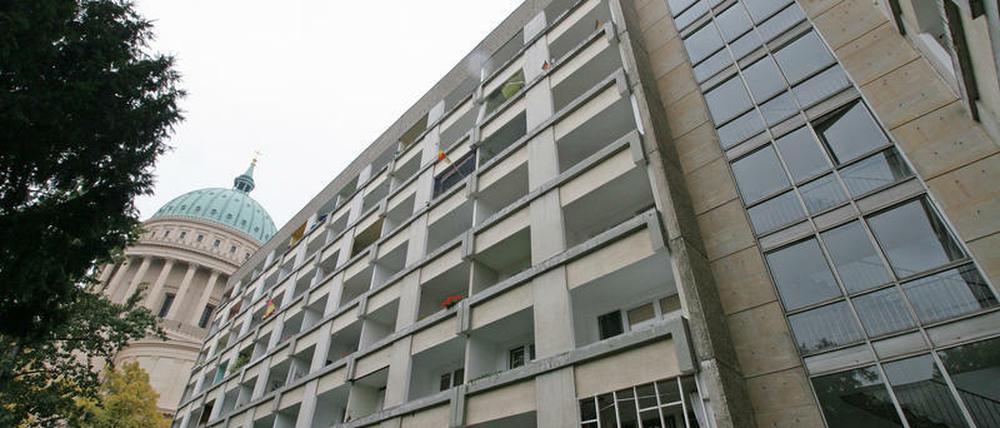 Im Staudenhof gibt es 180 Wohnungen, etwa 50 Asylbewerber wohnen hier.