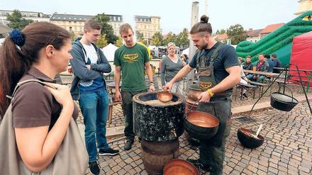 Prost. Auch die Braumanufaktur im Forsthaus Templin war vertreten.