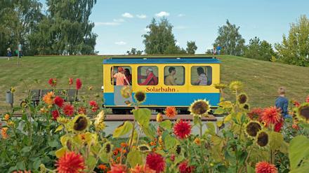 Natur, Umwelt und Nachhaltigkeit: Das waren die Themen beim diesjährigen Umweltfest im Volkspark, die zum Beispiel mit einer Solarbahn behandelt wurden.