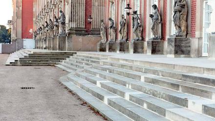 Gerettet. Die gefährdeten Skulpturen am Neuen Palais sind restauriert.
