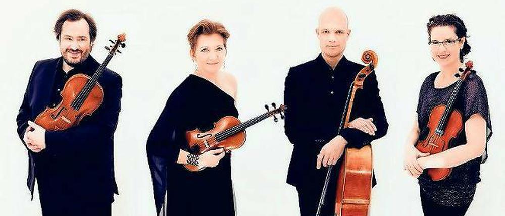 Musik für Flüchtlinge. Auch das Artemis-Quartett spielt.