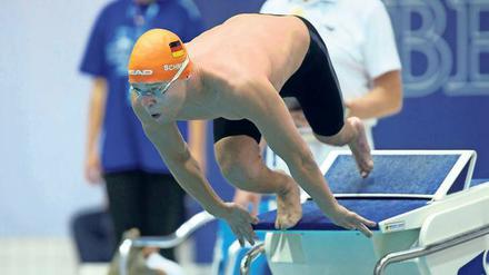Auf dem Sprung zur zweiten Medaille. 2012 holte Torben Schmidtke bereits Paralympics-Silber über 100 Meter Brust. In Rio geht er nun als Weltjahresbester an den Start.