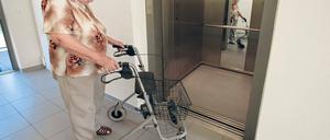 Riskant. Mehrere Bewohner sind mit dem Lift schon stecken geblieben.