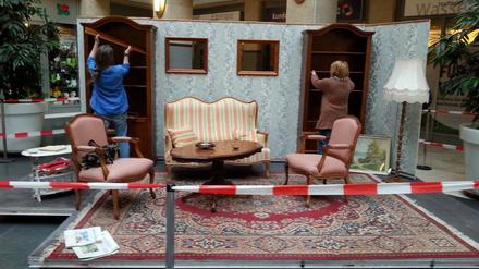 Die Wohnzimmer-Bühne der "Havelsounds"-Talrunde.