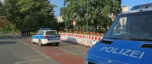 Die Zufahrtsstraßen zum Dorint Hotel wurden weiträumig abgesperrt...