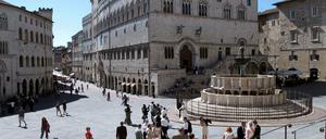Ein Blick auf den Palazzo dei Priori in Potsdams Partnerstadt Perugia.