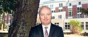 Schöne Lage. Das Hotel auf Hermannswerder ist Burkhard Scholz’ Baby. Hierher kommen auch Minister, Kanzler oder die „Kelly Family“.