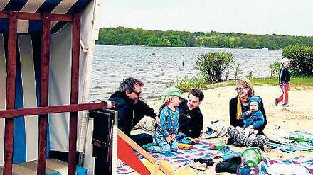 Genug? Offiziell baden kann man in Potsdam im Waldbad Templin.