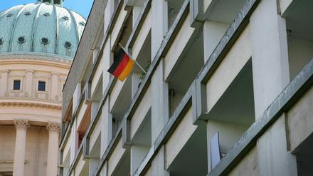 Der Staudenhof in der Innenstadt ist auch Quartier für Flüchtlinge.