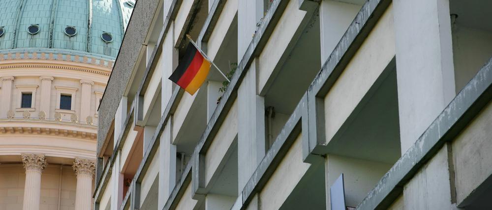 Der Staudenhof in der Innenstadt ist auch Quartier für Flüchtlinge.