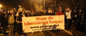 Anfang Februar zog die vierte Pogida-Demonstration durch den Stadtteil Schlaatz.
