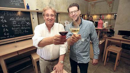Jörg Lehmann und Markus Grosser führen das Restaurant in der Benkertstraße.