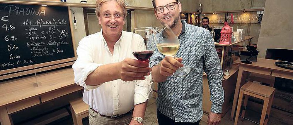 Jörg Lehmann und Markus Grosser führen das Restaurant in der Benkertstraße.