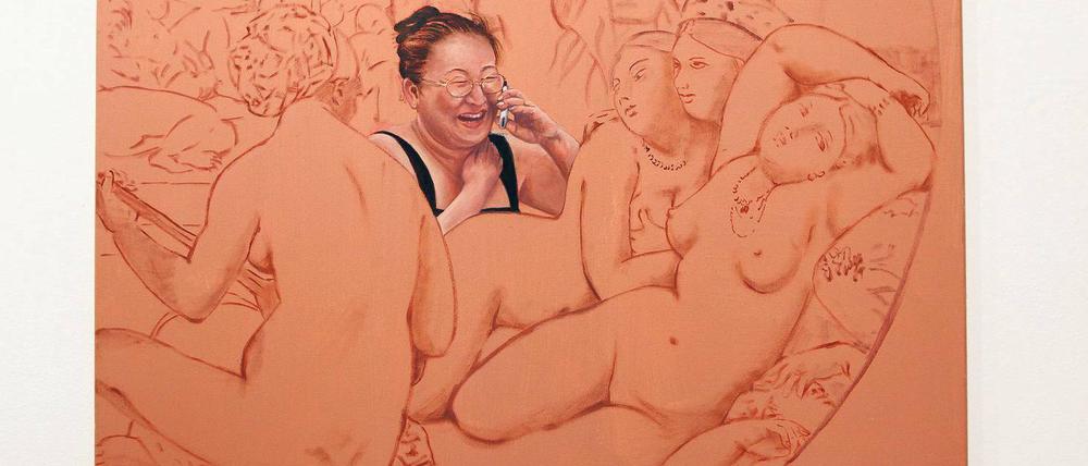 Sich näherkommen. Über die Kunst hat das – unter anderem – schon immer funktioniert. Das beweist jetzt auch eine Schau im Pavillon auf der Freundschaftsinsel, eine Kooperation zwischen Künstlern aus Berlin und Korea. Darunter auch die Arbeit „Süßes Gift“ von Sooki.