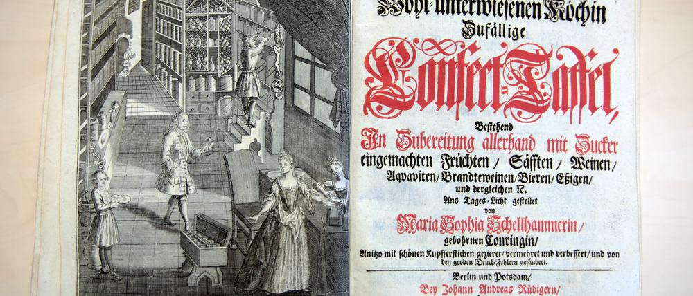 Mit diesem Kochbuch sollte den Brandenburgern gutes Essen näher gebracht werden.