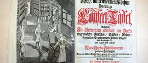 Mit diesem Kochbuch sollte den Brandenburgern gutes Essen näher gebracht werden.