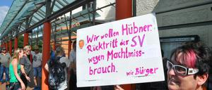 Viele Bürger von Guben wählten Hübner.