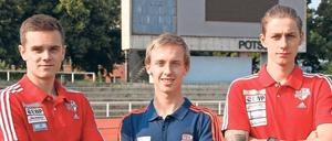 Cool bleiben. Die drei Geher Nils Brembach, Hagen Pohle und Christopher Linke haben sich in dieser Saison bereits erfolgreich mit der Weltspitze gemessen. Doch der olympische Wettkampf in Rio wird ihnen mehr abverlangen als je ein Wettkampf zuvor.