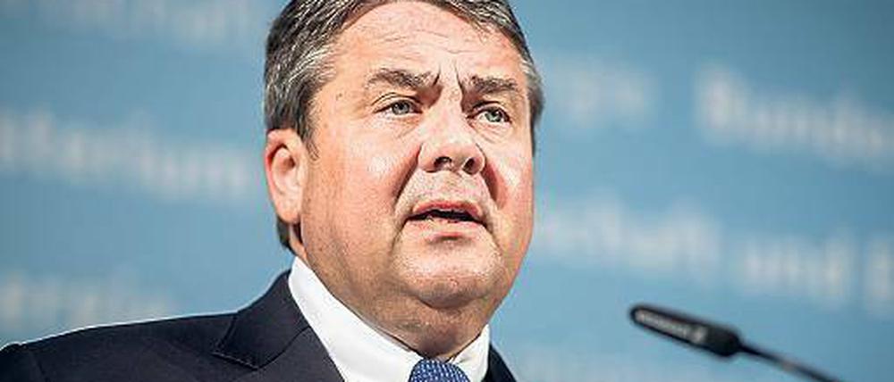 Bundeswirtschaftsminister Sigmar Gabriel.