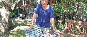 Nach der Stille. Um den Stahnsdorfer Maler Eberhard Trodler ist es ruhig geworden. Zu seinem bevorstehenden 75. Geburtstag schmiedet der Künstler nun jedoch neue Pläne.