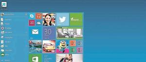 Anderes Startmenü. Inzwischen soll es weltweit mehr als 350 Millionen Nutzer von Windows 10 (Foto) geben. Viele zögern noch, ihr vertrautes Windows-7-System aufzugeben.