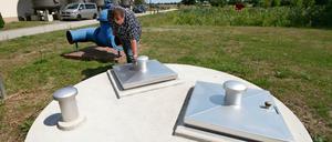 Das Wasserwerk in Teltow.