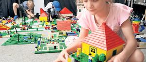 Baustelle. Die Lego-Stadt ist in der Nikolaikirche zu sehen.