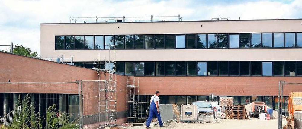 Die Unvollendete. Die neue Da-Vinci-Schule wird erst ein Jahr später fertig.