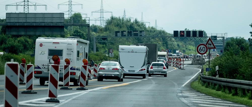 Es kommt Stau in den Sommerferien.