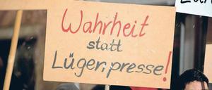 Kaum eine Demonstration der „Gida-Bewegung“, in der die Medien nicht angegriffen werden. Meistens, nicht immer, bleibt es bei verbalen Attacken.