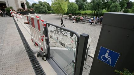 Der Aufzug an der Alten Fahrt steht in der Kritik.