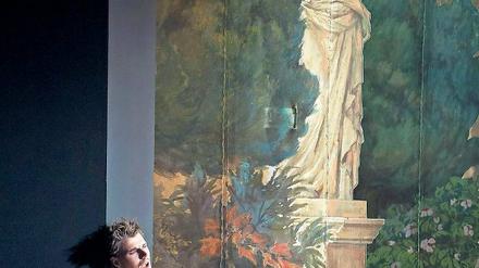 Eigenliebe. Der Bildhauer Pygmalion hat sich in eine eigene Statue verliebt.